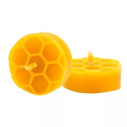 Bougie chauffe-plat alvéole X6 - Cire Naturelle